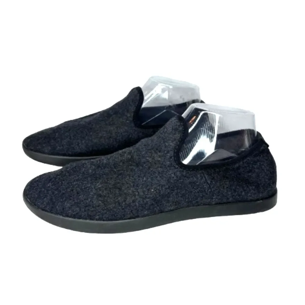 Allbirds Wool Loungers Men’s Dark Gray Merino Slip on Shoes Size 10